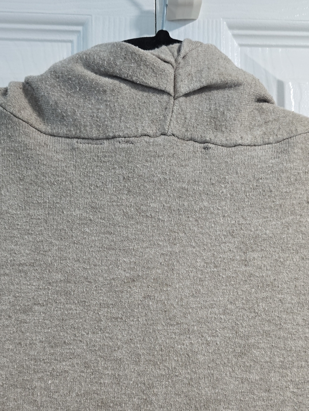 Cyrus Light Gray/Taupe Open-Front Cardigan with Pockets - Picture 9 of 10
